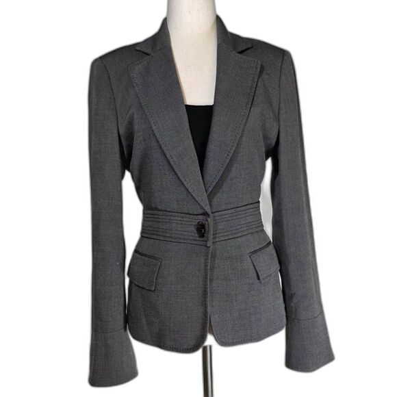 Anne Klein Single Closure Fitted Blazer Size 8 - Picture 12 of 13
